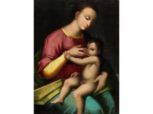 PICCINELLI IL BRESCIANINO Andrea 1485-1525,MARIA LACTANS,Hampel DE 2020-12-03