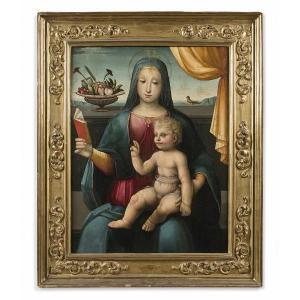 PICCINELLI IL BRESCIANINO Andrea 1485-1525,Vierge à l\’enfant,Tajan FR 2020-12-15