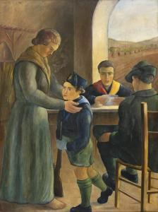 PICCOLI Carlo Francesco 1881-1949,Giorno di adunata,1935,Bertolami Fine Arts IT 2023-01-30