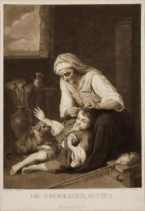 PICHLER Johann Peter 1765-1807,Die sorgfaeltige Mutter,1797,Schloss DE 2021-05-14