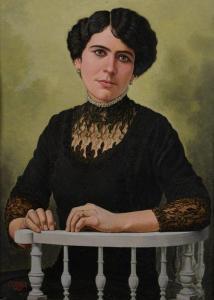 PICHON Charles 1900-1900,Portrait de Julia Vidal à 22 ans en 1914,1947,Millon & Associés 2019-12-12