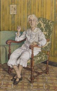 PICHON Charles 1900-1900,Portrait de l'anglaise,Millon & Associés FR 2019-12-12