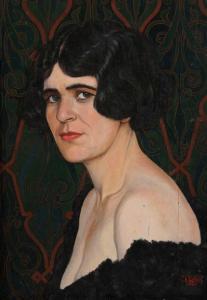 PICHON Charles 1900-1900,Portrait de Mme Pichont,Millon & Associés FR 2019-12-12