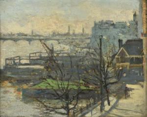 PICKARD Louise 1865-1928,CHELSEA EMBANKMENT,Dreweatts GB 2022-08-26