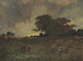 PICKERING Joseph Langsdale 1845-1912,A cloud rift: Labourers in a turnip-field, und,1894,Christie's 2013-09-18