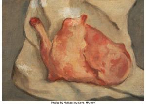 PICKHARDT Jr. Carl 1908-2004,Still life with meat,Heritage US 2023-12-14