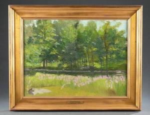 PICKNELL George W. 1864-1943,Forest landscape,Quinn & Farmer US 2020-09-26