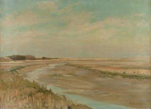 PICKNELL George W 1864-1943,Sunlight on Salt Marsh,Hindman US 2020-05-22