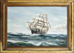 PICKS S,A clipper in choppy seas,Bonhams GB 2013-03-27