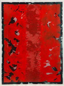 PICOTTE MICHEL 1947,BLACK AND RED ABSTRACT,1984,Ro Gallery US 2025-03-08