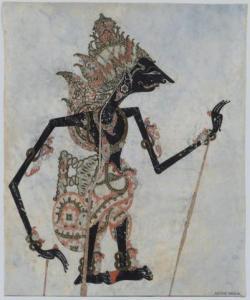 PIECK Anton 1895-1986,A wayang puppet, depicting Kresna,Venduehuis NL 2022-11-24