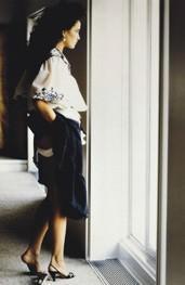 PIEL Denis 1944,Girl Standing in front of Window,1989,Escritorio de Arte BR 2020-09-29