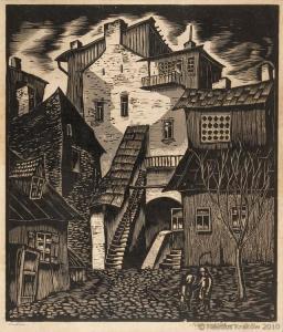 PIENIĄŻEK Kazimierz,Zaułek w Lublinie,1931,Nautilus PL 2010-04-10