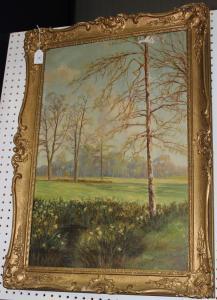 PIENNE Arnault F. Arnold 1800-1900,Daffodil Time,Tooveys Auction GB 2014-01-29