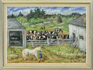 PIERCE Waldo 1884-1970,THE MORTLAND DAIRY FARM,James D. Julia US 2015-08-25