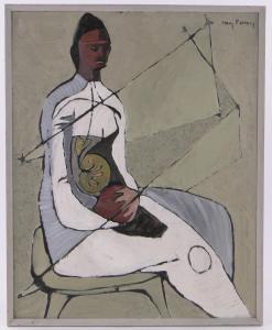 PIERCY Mary,modernist seated figure,Burstow and Hewett GB 2017-03-29