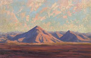 PIERNEEF Jacob Hendrik 1886-1957,The Brandberg Mountains,1924,Strauss Co. ZA 2024-03-19