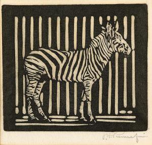 PIERNEEF Jacob Hendrik 1886-1957,Zebra,1975,Strauss Co. ZA 2016-11-07