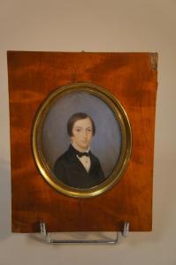 PIERRE CLAUDE 1803-1854,Portrait d'un jeune homme,1842,Sadde FR 2014-10-30