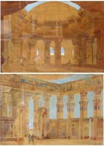 PIERRE Raymond 1866,Architectures égyptiennes,Delorme-Collin-Bocage FR 2009-12-16