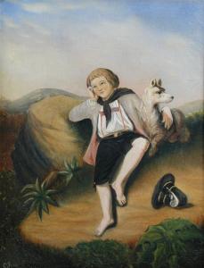 PIERROT,Children off to the Forest with their Dog; and Pen,Cheffins GB 2013-06-19