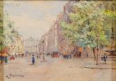 PIERSON Albert Léopold 1854-1923,A Paris Street,Skinner US 2009-05-15