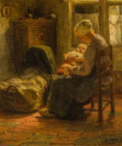 PIETERS Evert 1856-1932,Mother and Child,Shannon's US 2023-06-22
