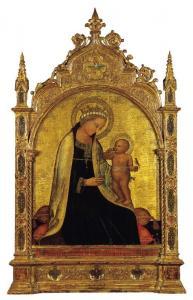 PIETRO DI DOMENICO DA MONTEPULCIANO 1418-1422,Madonna dell'Umiltà,Christie's GB 2001-05-22