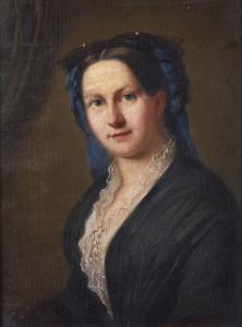 PIETSCH Ludwig 1824-1911,Ritratto di gentildonna,1853,Capitolium Art Casa d'Aste IT 2022-03-01