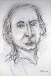 PIGNON Edouard 1905-1993,portrait d'homme,1983,Boisgirard & Associés FR 2006-08-13