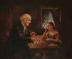 PIGOT R. St.Ledger 1864-1871,A game of draughts,Bonhams GB 2004-04-06