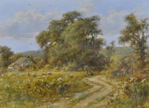 PIKE Joseph 1883,Rural landscapes,Burstow and Hewett GB 2012-02-01