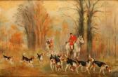 PIKE sidney 1846-1907,A hunt scene with hounds in the foreground,Duke & Son GB 2013-09-26