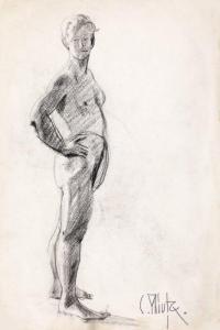 PILIUTA Constantin 1929-2003,Standing Nude,Artmark RO 2024-04-15