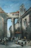 PILL Charles Peter 1800-1800,Italian Street Scenes,Cheffins GB 2014-03-05