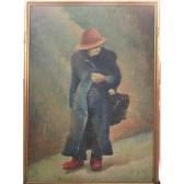 PILLA Pasquale 1933,Anziana signora con borsa e cappello,Il Ponte Casa D'aste Srl IT 2020-06-23