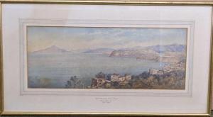 PILLEAU Henry 1815-1899,Mount Etna and the Straights of Messina, Sicily,Cheffins GB 2022-05-12