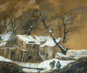 PILLEMENT Jean Baptiste 1728-1808,Paysage d\’hiver,Ader FR 2024-03-22