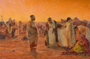 PILNY Otto 1866-1936,At the slave market,1916,Galerie Koller CH 2023-09-22