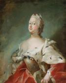 PILO Carl Gustav 1712-1792,Portrait of Queen Louise of Denmark,1724,Bruun Rasmussen DK 2017-05-22