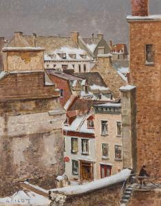PILOT Robert Wakeham 1898-1967,Old Houses, Quebec,1955,Heffel CA 2025-02-27