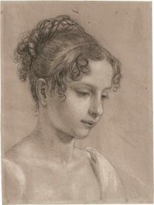 PILOTY Ferdinand I 1785-1844,Portrait der Prinzessin Amalie Auguste von Bayer,1813,Galerie Bassenge 2020-11-25