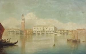 PILSBURY Harry Clifford 1870-1925,View of the Doges Palace, Venice,Canterbury Auction GB 2022-04-09