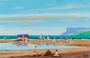 PILSON Cupar,SUMMER DAYS, BALLYCASTLE BEACH, COUNTY ANTRIM,Ross's Auctioneers and values 2024-03-20