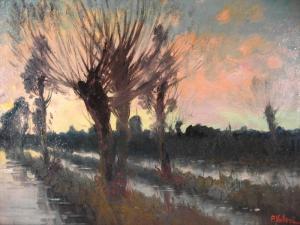 Pimenov Valeri 1920,Trees by River,Litchfield US 2008-09-17