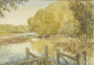 PIMLOTT Philip 1871-1960,Beaulieu River,1927,Eastbourne GB 2020-07-01