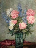 PIMM Doris,Still life of summer flowers in a glass jug,Bonhams GB 2005-11-21