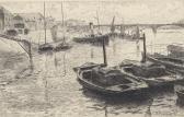 PINARD René 1883-1938,French harbour scene,1890,Burstow and Hewett GB 2019-12-11