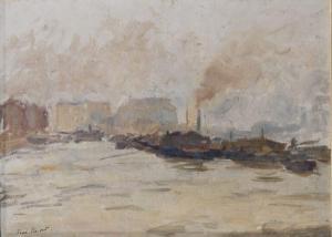 PINARD René 1883-1938,Vue de port,Boisgirard - Antonini FR 2023-06-27