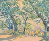 PINATEL R,a summer landscape,1918,John Nicholson GB 2022-08-03